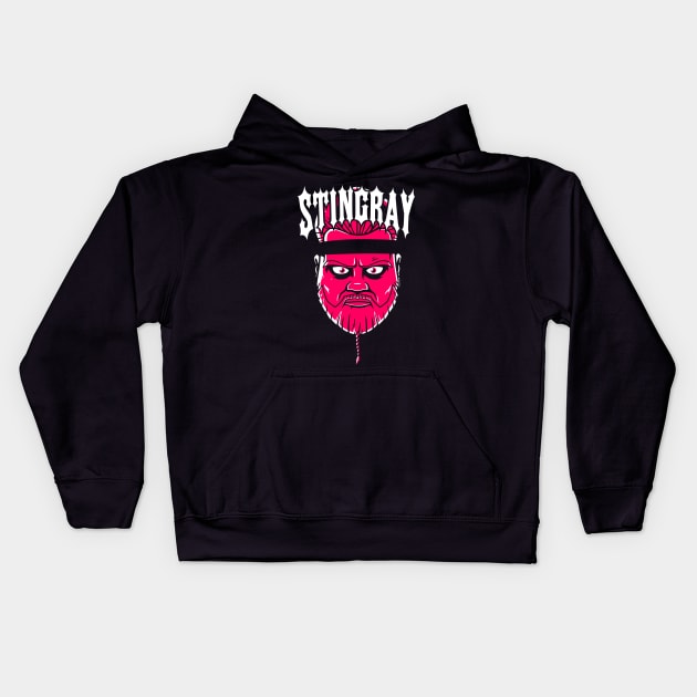 Stingray Kids Hoodie by wloem